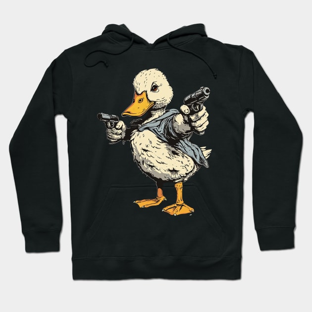 killer duck Hoodie by Ninja banana